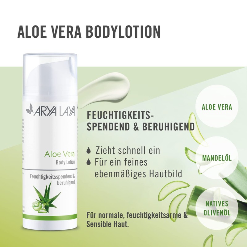 ARYA LAYA Body Lotion Aloe Vera | For a Silky