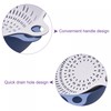 sourcing map Kitchen Strainer Colander Bowl Set, Small Double Layer