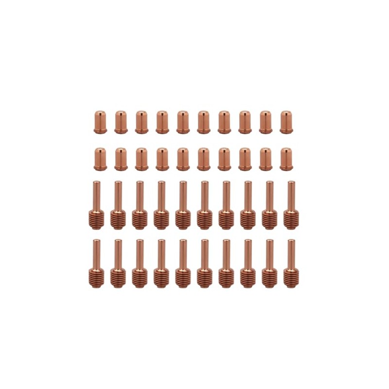 ACCEPTIN 220478 Electrode 20pcs & 220480 Nozzle Tips 20pcs Fit