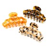 QinGoo Turtle Medium Hair Clip Cellulose Acetate Hair Clip Hair