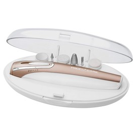 ProfiCare PC-MPS 3016 Electric Manicure Pedicure Kit with 6 Nail Care Attachments, 4 Levels, LED Light, Convenient Storage Box