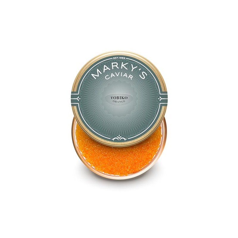 MARKY'S Orange Tobiko Flying Fish Roe - 17.5 oz /