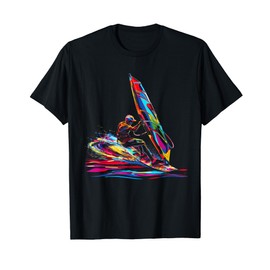Windsurfing Windsurfer Windsurf Popart T-Shirt