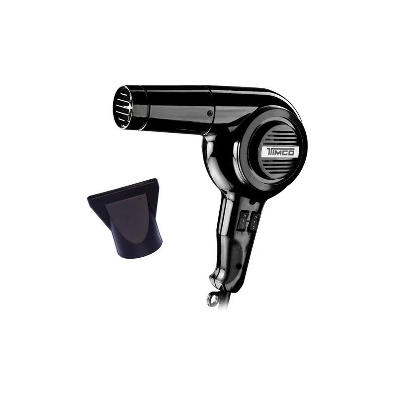 Secadora Profesional Cboquilla Timco Sp-1500 Color Negro
