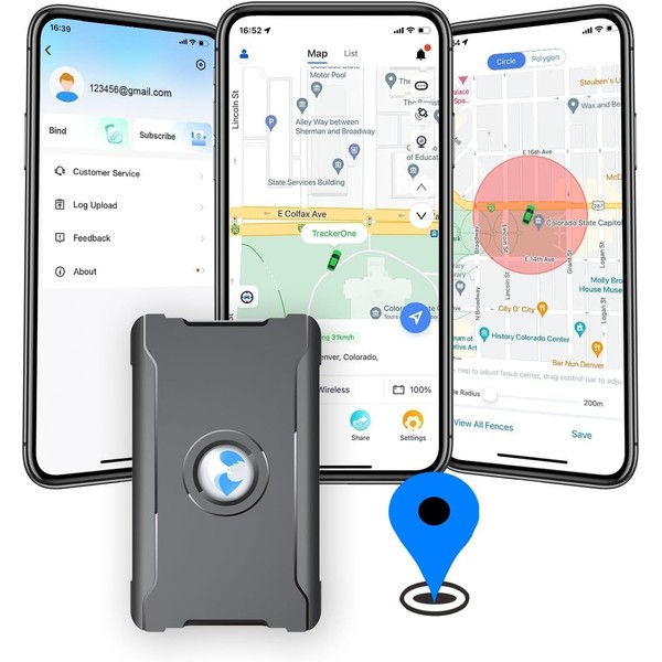 wanwaytech GPS Tracker for Vehicles Cars Long Battery Life up