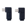 Posdou 1 Pair Right Left 90 Degree Angle Micro USB
