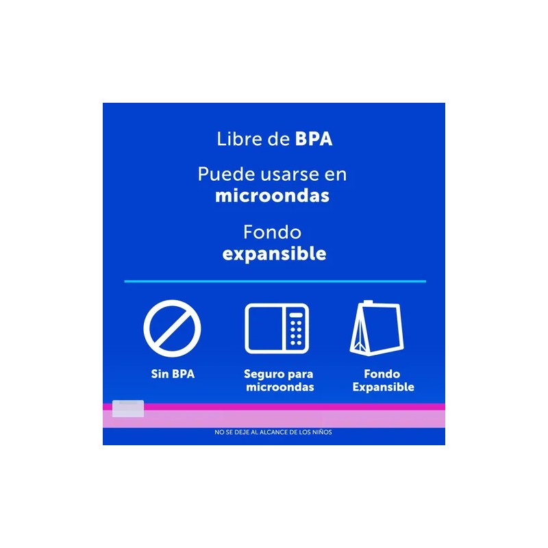 Bolsas para Congelar Ziploc con Cierre Fácil, Pack de 15