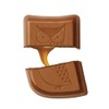 AWAKE Caffeinated Chocolate Bites, Caramel Chocolate Energy Snack, 1 Bite