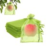 100PCS Fruit Protection Bags - Drawstring Mesh Covers for Gardens