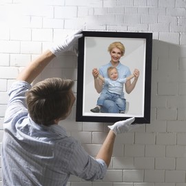 Shadow Box Frame 8x10 - 3 Pack Wood Deep Shadowbox with Glass Shadow Boxes Display Cases Suitable for Photos, Dried Flowers, Handicrafts Picture Frames for Wall (Black)