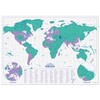 Luckies Scratch Map Neon | Travel Map & Scratch Off