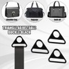 Sxutop 30 Pieces Metal Triangle Buckles 38 mm Inner Diameter