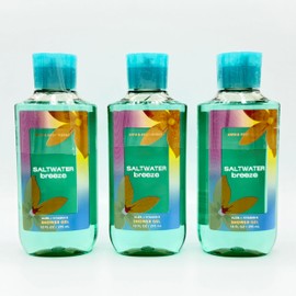 Saltwater Breeze 3-Piece Bath Bundle | Set of Three Body Shower Gels, 10oz Each