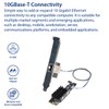 IO Crest 10 Gigabit M.2 M Key Ethernet Network Expansion