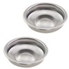2PCS 58 MM Backflush Coffee Filter Trays Stainless Steel Filter