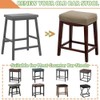 Stool Covers Rectangle 2/4 Pack, Stretch Rectangle Bar Stool Covers