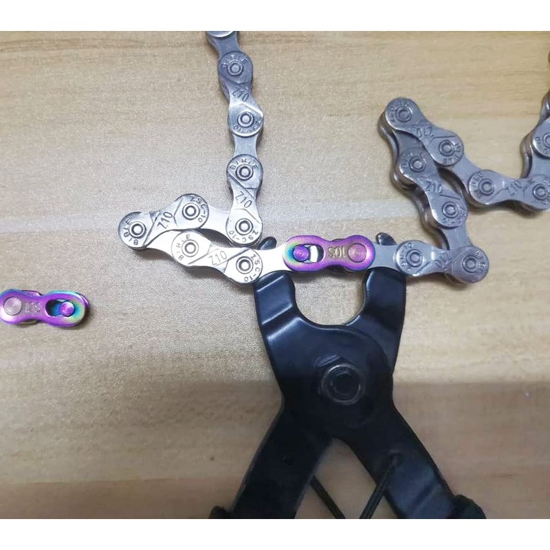 Hyamass 4 Pairs Bicycle Missing Link 9 Speed Chain Reusable