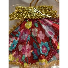 Handmade 2 Vintage Christmas Mid Century Cardboard Fan Ornaments Barbiecore Turquoise NOS