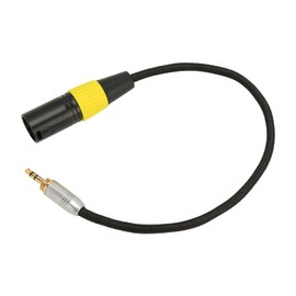 Cable Solcor Xlr Macho Caja Directa Xlr Plug 3.5 3.5Mm Macho A Xlr Cable Silencioso Chapado En Oro 3.5Mm A 3 Pin Xlr Cable Adaptador Para Micrófono Mezclador Micrófono