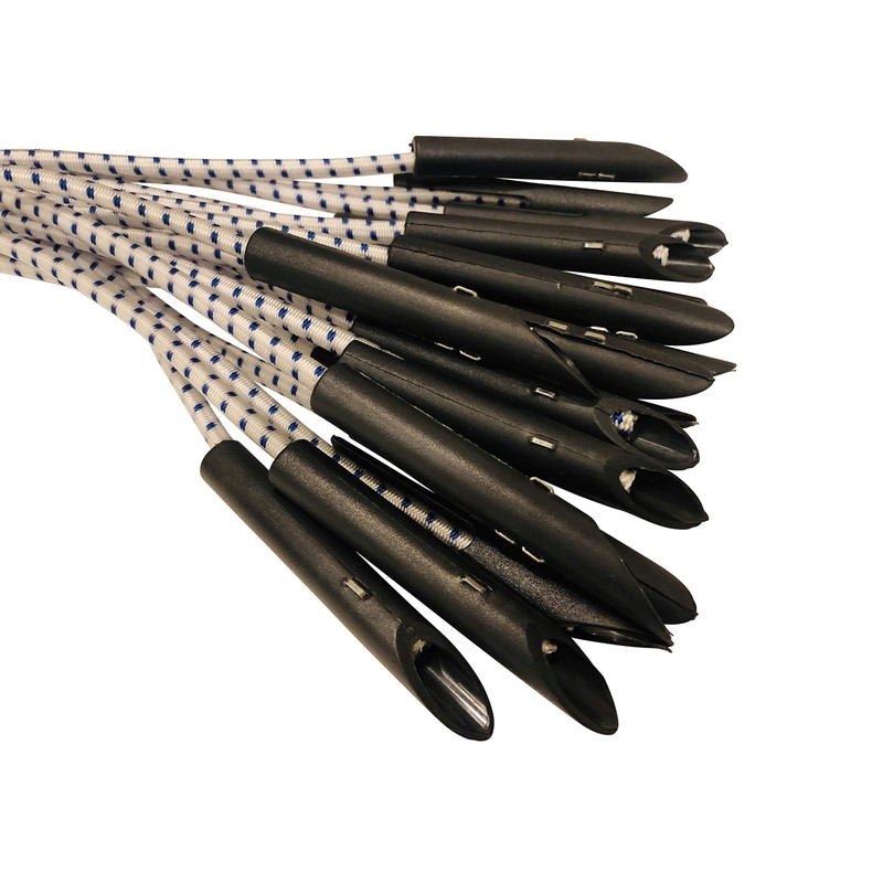 12-Inch Tarp Bungee Toggle Ties (20-Pack)