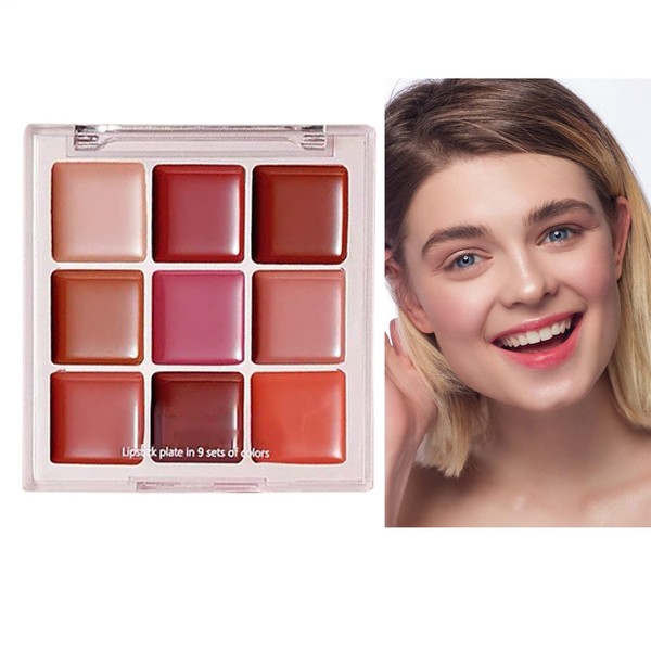 Lippen Palette Für Frauen | Make-up Lippen Gloss 9 Farben