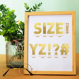 Chinco 232 Pcs 24 Sheets Gold Letter Stickers Large Bulletin Board Letters for Classroom 2.5 Inch Self Adhesive Vinyl Alphabet Stickers for Poster Board Letters Mailbox Classroom School Home Decor