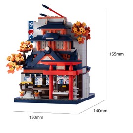 ConLinktion Japanese Sushi Restaurant Building Set, 1083 Pieces with Original Scene Music, Gifts for Adults and Children. (Japanese Sushi Restaurant 21320)