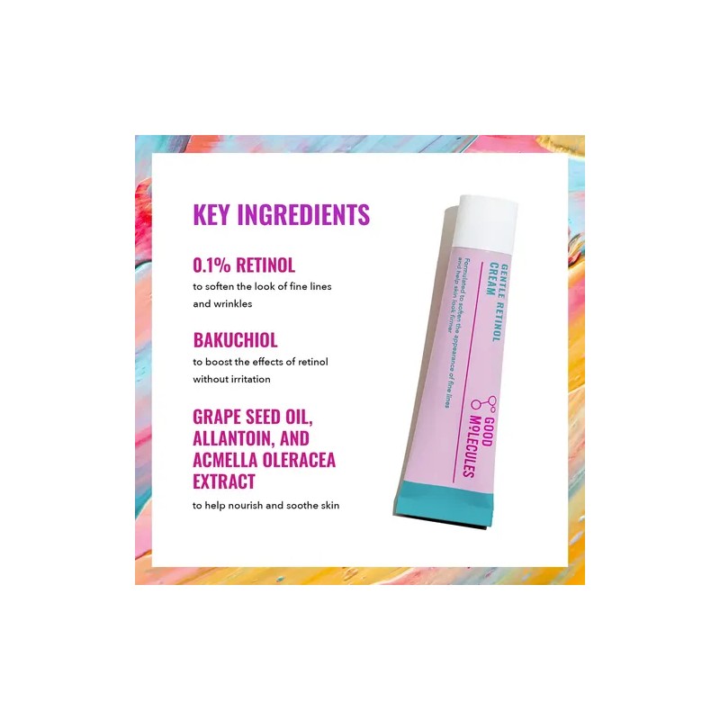 Crema de Retinol Good Molecules Gentle para el Rostro, 30