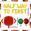 JeVenis Football Half Birthday Party Decoration Football It's My 1/2
