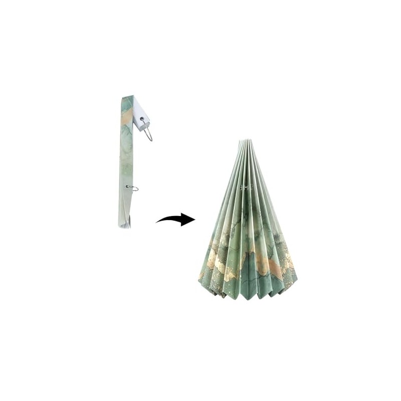 Ideen mit Herz Magnetic Folding Fir Trees, Honeycomb Trees, Decorative