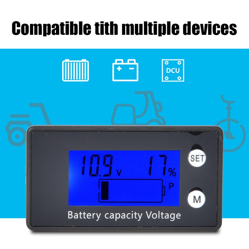 LCD Digital Voltmeter Medium Portable Battery Voltage Equipment Industrial Tool
