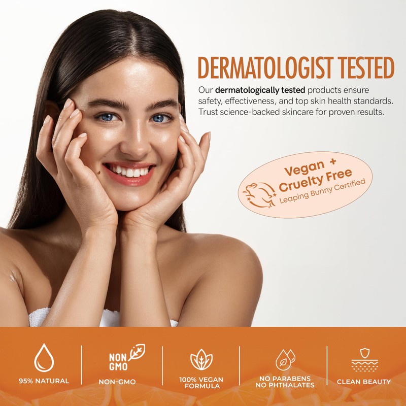 Refined Radiance Vitamin C Eye Roller – Dermatologist Tested, Anti-Aging,