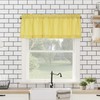 No. 918 Martine Microfiber Kitchen Curtains Set, Semi-Transparent with Rod