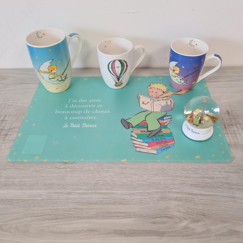 KIUB The Little Prince on a Stack of Books Placemat