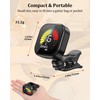 New Bee Guitar Tuner Clip-On Rechargeable with Color Screen 360°