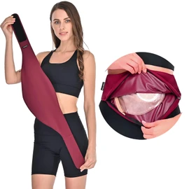 WansMed Colostomy Bag Covers for Men and Women, Stealth Belt for Sports and Daily Life, Colostomy Supplies, Red, Large