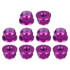 sourcing map Nylon Insert Hex Lock Nuts, 10pcs - M3