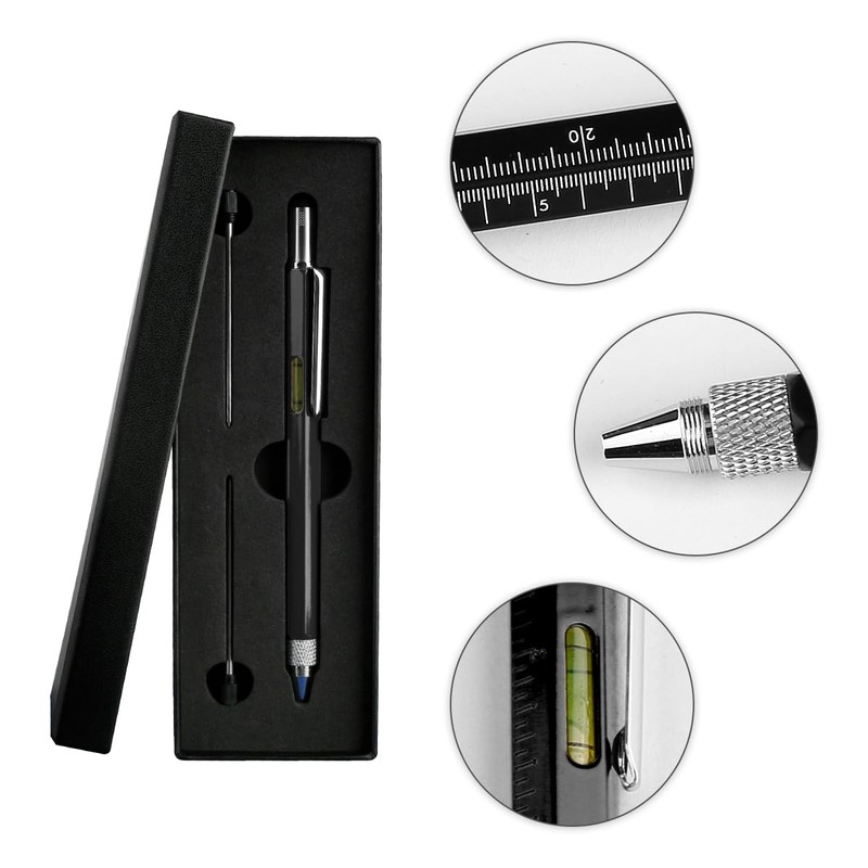 Thyonta 6-in-1 Multifunctional Gift Pen Gift Set Metal Ballpoint Pen