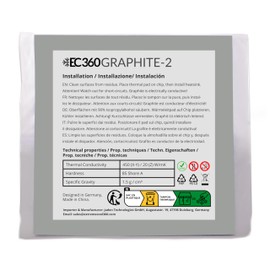 EC360® Graphite-2 20W/mK Thermal Pad (30 x 30 x 0.05 mm, Graphite-2)