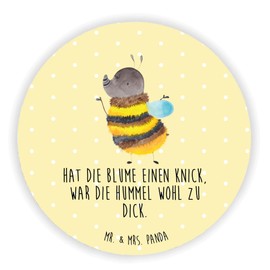 Mr. & Mrs. Panda Round Magnet Bumble Bee Fluffy Gift Souvenir Magnet Whiteboard Magnet Fridge Magnet Animal Motifs Flower Funny Sayings