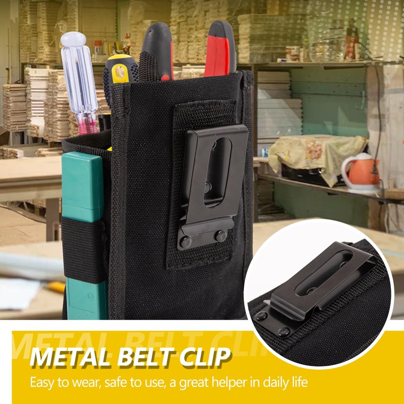 Small Tool Bag with Belt Clip, Electrician Tool Bag, Mini
