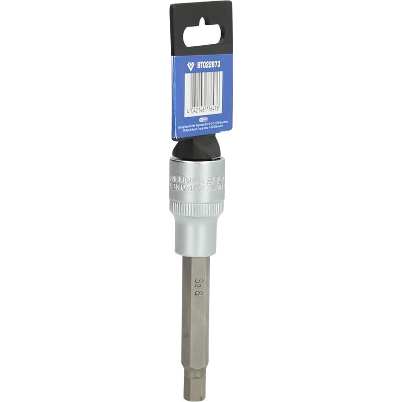 BRILLIANT TOOLS BT022873 1/2 Inch Hex Socket Bit Socket, 100