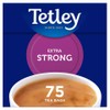 Tetley Extra Strong Tea Bags 75 per Pack - Pack