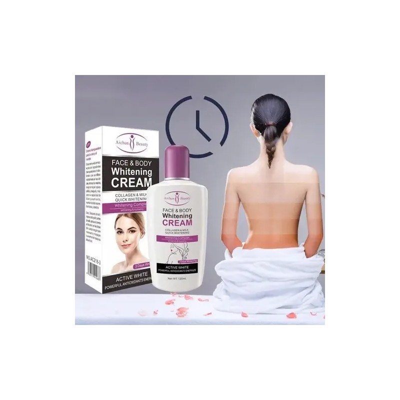 Crema Aclarante Original Colágeno Blanquea 3 Tonos Hidrata