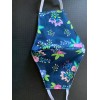 Face Mask triple Layer Handmade Washable Cloth Pink Flower F