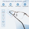 EYECEDAR 5 Pack Blue Light Blocking Reading Glasses Men Computer