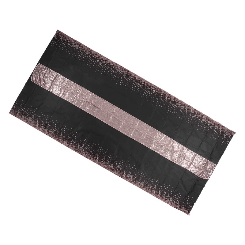 Rose Gold Dot Party Tablecloth Waterproof Polka Dot Design Rectangular