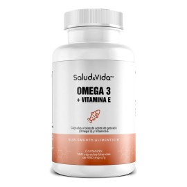 Omega 3 Con Epa, Dha Y Vitamina E - 100 Cápsulas