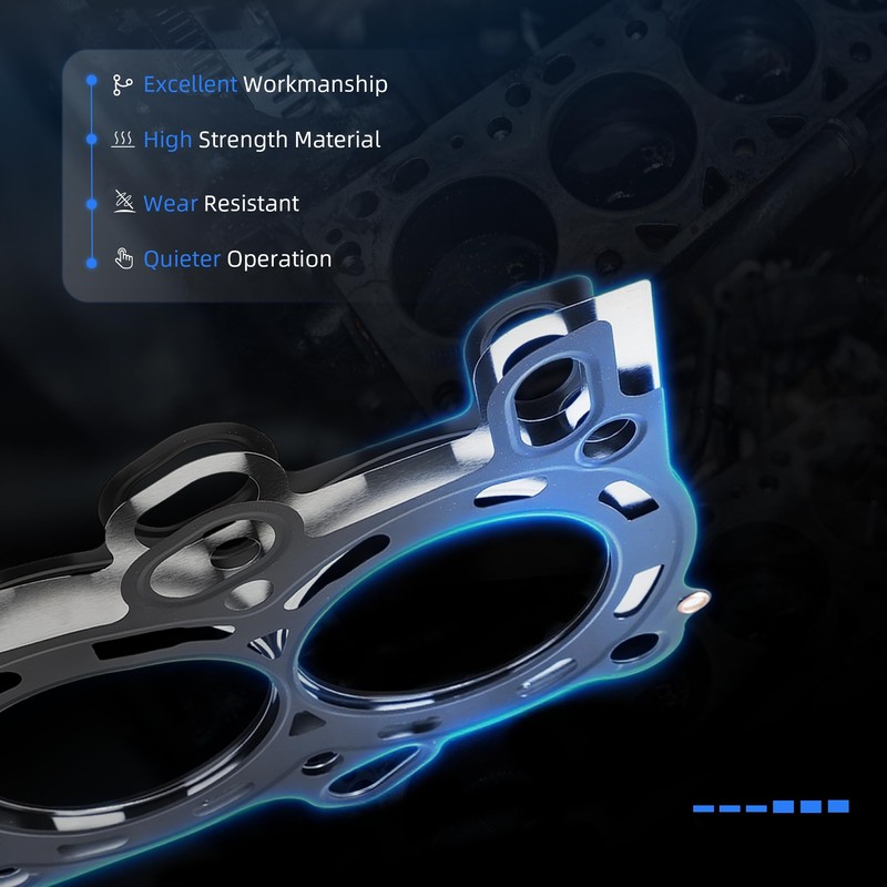 Head Gasket with Bolt Set & Engine Timing Chain Kit