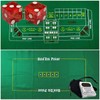 Craps & Texas Hold'em Poker Essentials Set: 2-Sided 6ft x